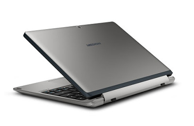 Aldi Full-HD Tablet-Notebook Medion E1240T von der Rückseite